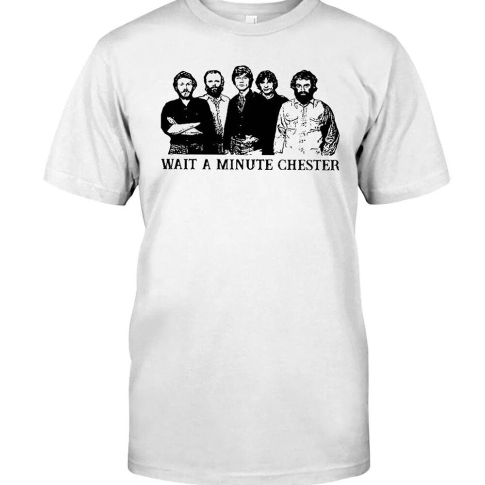 Wait A Minute Graphic T-Shirt Funny Meme Humor Casual Streetwear Gift Fan Tee 90